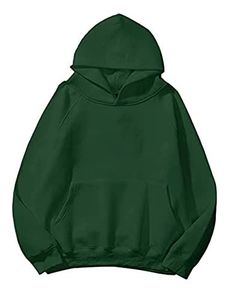 Sweat-shirts pour hommes surdimensionnés, 100% coton, respirants et légers, teints unis, avec faible MOQ - Product Image 1