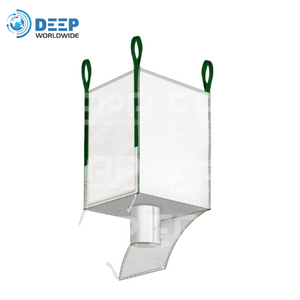 Sacs Jumbo FIBC à ouverture supérieure et bec verseur inférieur, emballages plastiques de qualité supérieure, sacs tissés pour matériaux de construction et de bâtiment - Product Image 2