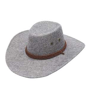 Chapeaux de soleil d'été personnalisés 2026, casquettes en gros pour femmes et hommes, chapeaux de cowboy à bord court, fedoras en paille, logo et design personnalisés OEM - Product Image 1