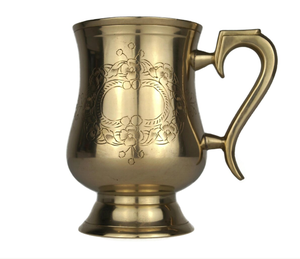 Verres à vin en aluminium poli miroir, design moderne, pour la vente en gros, utilisation en bar et restaurant, faits à la main, compatibles lave-vaisselle - Product Image 1