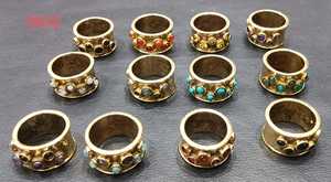 imitation Bohemia Brass <b>Rings</b> Gold Plated UNISEX jewelry wholesale factory price - Product Image 2