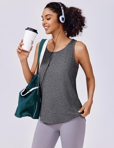 <b>Womens</b> Trendy <b>Sleeveless</b> Tank Top Ribbed Stretch Vest <b>Shirt</b> Casual Fitted Summer Wear Soft Breathable Quick Dry Eco-Friendly - Product Image 4