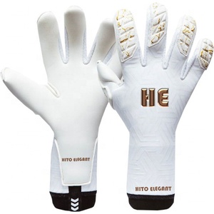 Nouveau design de gants de gardien de but de football professionnel vente en gros de gants en cuir respirant de haute qualité avec logo personnalisé pour l'extérieur - Product Image 5