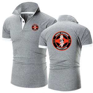 Camisa Unisex ACE de Estilo Hawaiano, de Algodón Blanco, Manga Corta, con Logotipo Circular Rojo, Transpirable, Corte Regular, Cuello Clásico - Product Image 6