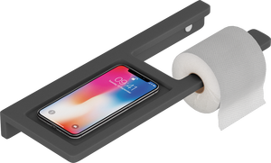 Portarrollos de Papel Higiénico de Grado Comercial y Soporte para Teléfono Móvil, Doble Función, Accesorios de Baño para Hostelería y Espacios Públicos - Product Image 2