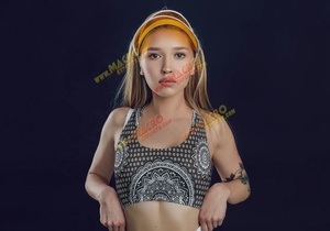 Collants de gymnastique taille haute personnalisés pour femmes, leggings de fitness confortables et actifs, placement de logo, protection UV respirante 85% - Product Image 5