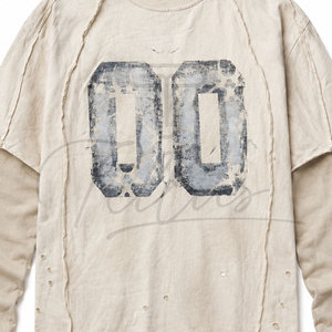 Camisetas de Manga Larga para Hombre, Ropa Cómoda, Casual, Lisa, Personalizada, Corte Ajustado, Hecha en Pakistán, Camisetas de Alta Calidad - Product Image 6