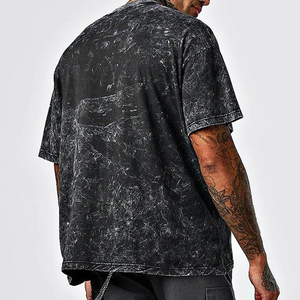 เสื้อยืดสตรีทแวร์ลำลองพิมพ์ลายตามสั่ง คอตตอนวอร์สเตดเนื้อผ้าหนา 180 GSM ทรงโอเวอร์ไซส์ เป็นมิตรต่อสิ่งแวดล้อม ขายส่ง - Product Image 5