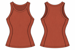 Contrast Color Athletic Wear Women's Round Neck Beauty Back Crop <b>Top</b> Slim Fitted Sportswear <b>Ladies</b> Sleeveless Yoga Tank <b>Tops</b> - Product Image 2