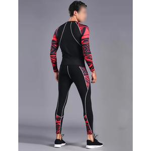 Trajes de Compresión para Hombre de Buena Calidad |   Conjunto de Compresión Deportiva para Hombre, Hecho en Fábrica con Materiales Personalizados, Secado Rápido y Transpirable, OEM - Product Image 3