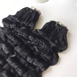 Bonne qualité Meilleur prix Cheveux bouclés fantaisie Couleur naturelle Cheveux humains vietnamiens Prix de gros Vendeur de cheveux Super doublement étirés - Product Image 4