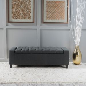 <b>Storage</b> Ottoman Stylish <b>Stool</b> with Hidden <b>Storage</b> Space for Home or Office Use - Product Image 1