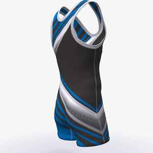 Uniformes de Lucha Libre Personalizados para Clubes y Equipos, de Alta Calidad, Nueva Llegada, Singlets para Adultos, Spandex/Poliéster, Diseño Sólido con Estampado Frontal - Product Image 2