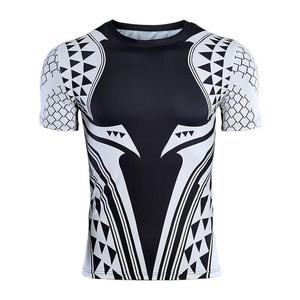 Camiseta de Compresión de Secado Rápido para Hombre, Transpirable, Elástica, para Entrenamiento, Fitness, Running, Ropa Deportiva de Alto Rendimiento - Product Image 5