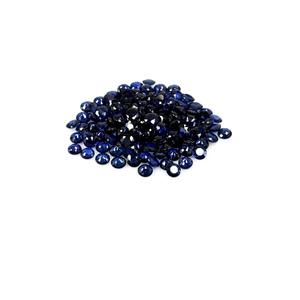 Saphirs bleus naturels de Bangkok en gros, tailles calibrées de 3 mm pour sertissage en pavé, fournisseur de saphirs bleus calibrés - Product Image 3