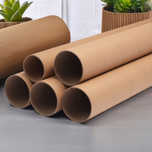 Uso de tubos de papel de cartón marrón de papel Kraft para el núcleo de rollo textil de tubo de papel de embalaje exprés hecho en Vietnam - Product Image 1