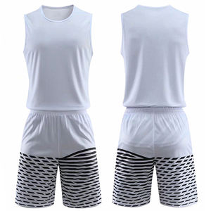 New Arrival Custom High Quality Basketball Uniform for Men 100% Polyester Quick Dry Wholesale Sports Wear Basketball Uniform - Product Image 1
