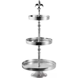 Classic Design Metal Cake Stand Cake Display Stand Dessert Serving Tray Party Table Decoration - Product Image 4