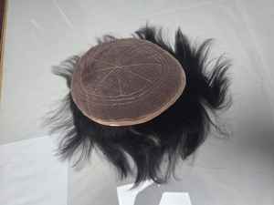 ท็อปเป้ผมแท้แบบเต็มศีรษะสำหรับผู้ชาย ผมอินเดียเรมี่ แบบลอน ความหนาแน่น 100% ความยาวสั้น TAZ HAIR BANGLADESH - Product Image 6