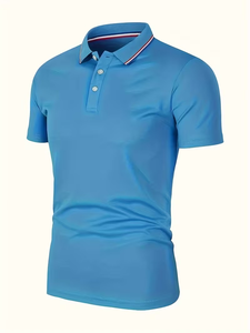 Classic Digital Printed Men's Shirt 100% Cotton Breathable Turn-Collar Anti-Wrinkle Casual Fashion Sports Short Sleeve Button-Up - Product Image 3