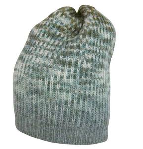 Bonnet tricoté jacquard 100 % coton à revers, dégradé tie-dye, tendance, pour l'hiver, fabriqué en usine - Product Image 1