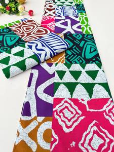 Tissu africain en coton 100% imprimé wax et Ankara d'Afrique du Sud, couleurs vives, motifs uniques pour vêtements, artisanat et accessoires - Product Image 2