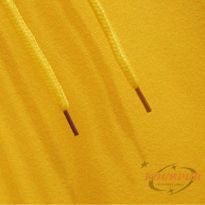Sudadera con Capucha Amarilla para Mujer, de Algodón Tejido, Informal, con Bolsillos - Product Image 6