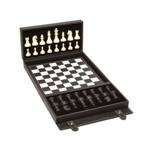 Game Chess Board <b>Backgammons</b> Board Game <b>Set</b> Leather Case Portable Travel Strategy <b>Backgammons</b> Game <b>Set</b> - Product Image 3