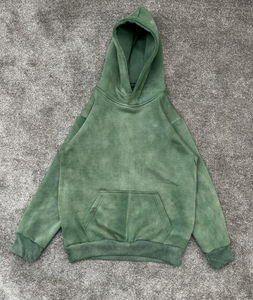 Survêtement d'hiver élégant pour homme, personnalisé avec logo OEM, style streetwear, à capuche, uni, 100% coton respirant, service à bas prix - Product Image 4