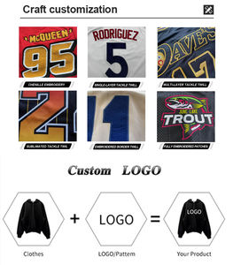 Maillot de baseball personnalisé en gros, vêtements de sport à boutons, nom et logo d'équipe personnalisés, maillot de baseball unisexe surdimensionné brodé sur mesure - Product Image 5