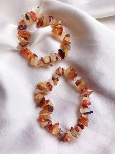 สร้อยข้อมือหินอาเกตคาร์เนเลียนสีแดง2025คริสตัลบำบัดทำจากหินคาร์เนเลียนธรรมชาติพร้อมของขวัญจาก aameena Agate - Product Image 3