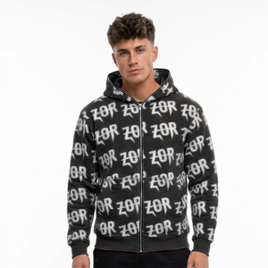 Sudaderas con capucha impresas de calidad profesional para hombre, sudaderas de algodón de secado rápido, personalizadas. - Product Image 1