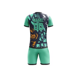 Uniforme de Fútbol Personalizado al por Mayor, Fabricante OEM, Conjunto de Camiseta y Pantalones Cortos de Fútbol, Sublimación, Logotipo Personalizado, Ropa Deportiva de Marca Privada - Product Image 6