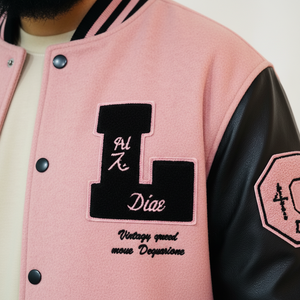 Wholesale Varsity <b>Jacket</b> Chenille Embroidery <b>Men</b> College Leather Sleeves Custom <b>Baseball</b> <b>Jacket</b> <b>Men</b> Letterman <b>Jacket</b> Man - Product Image 6