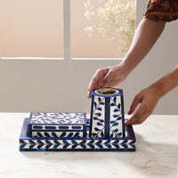 Ensemble brûleur à bakhoor RoyalAura avec incrustation de coquillages, porte-encens artistique pour la décoration de maisons, hôtels et établissements hôteliers de luxe - Product Image 3