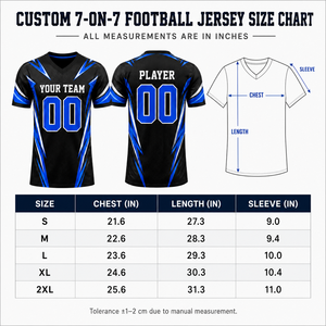เสื้อฟุตบอลอเมริกันแบบกำหนดเองสำหรับฤดูร้อน OEM รับผลิตเสื้อแบบมีป้ายยี่ห้อส่วนตัว พิมพ์ลายดิจิทัล สำหรับสโมสร ทีม ลีก กีฬา โรงเรียน แบบสั้นและแบบยาว - Product Image 5