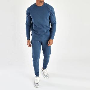 Venta al por mayor de 2 piezas Casual Fitness Trajes deportivos para los hombres de moda de pista de gimnasio Ropa para otoño Jogging Conjuntos - Product Image 2