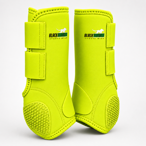 Bottes de sport durables en néoprène pour chevaux, pour l'équitation, l'entraînement, la course, le saut d'obstacles, le confort en écurie, le soutien des jambes et la protection des splints - Ensemble d'équipement - Product Image 5