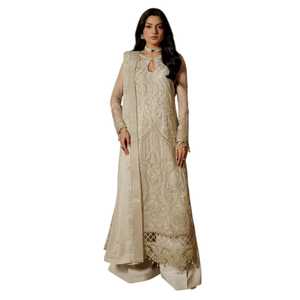 Robes de soirée pakistanaises haut de gamme, tenues de fête pour femmes, costume brodé 3 pièces, taille personnalisée, options de couleurs, style de mariage, Eid, style festif - Product Image 1