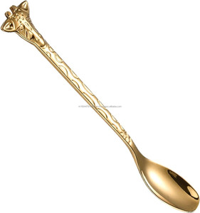 Premium Quality Giraffe Head Handle Handmade <b>Coffee</b> <b>Spoon</b> - Product Image 1