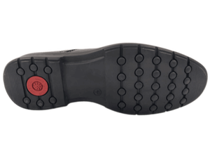 Zapatos Oxford de PU Negros para Hombre Dlords, Punta Redonda, con Cordones, Duraderos, Acolchados, con Decoración Metálica, Suela de Goma, Casuales, para Todas las Temporadas, Color Sólido - Product Image 4