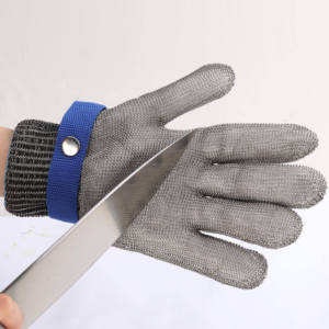 Gants de protection résistants aux coupures en acier inoxydable de qualité alimentaire Henry Foodservice S/S 18/10, gants de jardin - Product Image 5