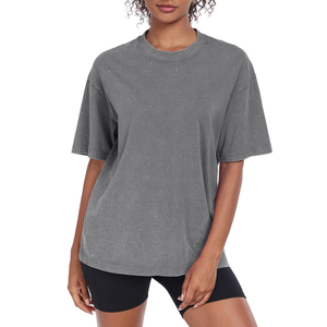 Camisetas Extra Grandes para Mujer, con Logotipo Personalizado, Hombros Caídos, Corte Holgado, Camisetas de Alta Calidad para Mujer - Product Image 4