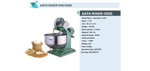 Suministro al por mayor: Nueva máquina mezcladora de masa Aata multiusos de 10 kg, duradera, para producción continua a gran escala, disponible para la venta. - Product Image 2