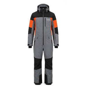 Traje de Esquí Impermeable y Transpirable de Alta Calidad con Capucha y Cremallera, Muestra (Interior Negro y Tirantes) para Venta en Línea - Product Image 1