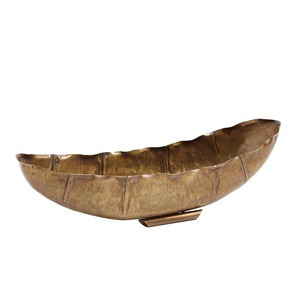 ชามโลหะทำมือเคลือบทอง ดีไซน์ทันสมัย สำหรับเสิร์ฟอาหารและตกแต่ง - Product Image 6