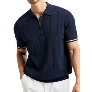 Customized Solid Front Logo Quick Dry Casual Formal Collar Men's 100% Cotton Canvas <b>Half</b> Zipper for <b>Shirt</b> - Product Image 4