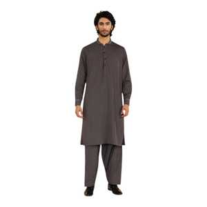 Costume élégant pour homme Salwar Kameez en deux pièces, vêtements traditionnels indiens et pakistanais en coton extensible, séchage rapide, toutes saisons - Product Image 1