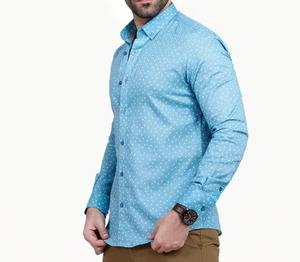 Chemise à manches longues en tissu durable pour hommes, nouvelle collection tendance pour hommes - Product Image 6