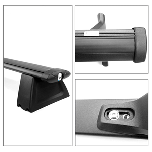 Barres transversales de toit de voiture en aluminium LCB-150010, porte-bagages universel pour toit, 2011-2022 - Product Image 2